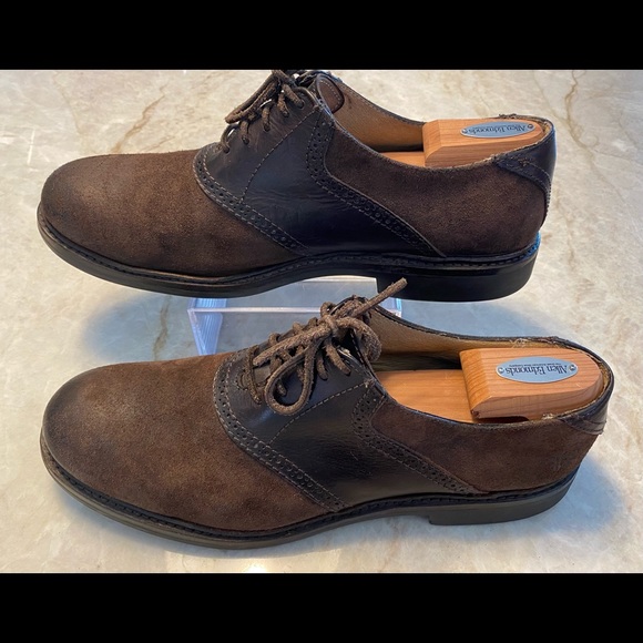 FRYE Men’s Oxford Saddle BROWN 13 D - Picture 7 of 11